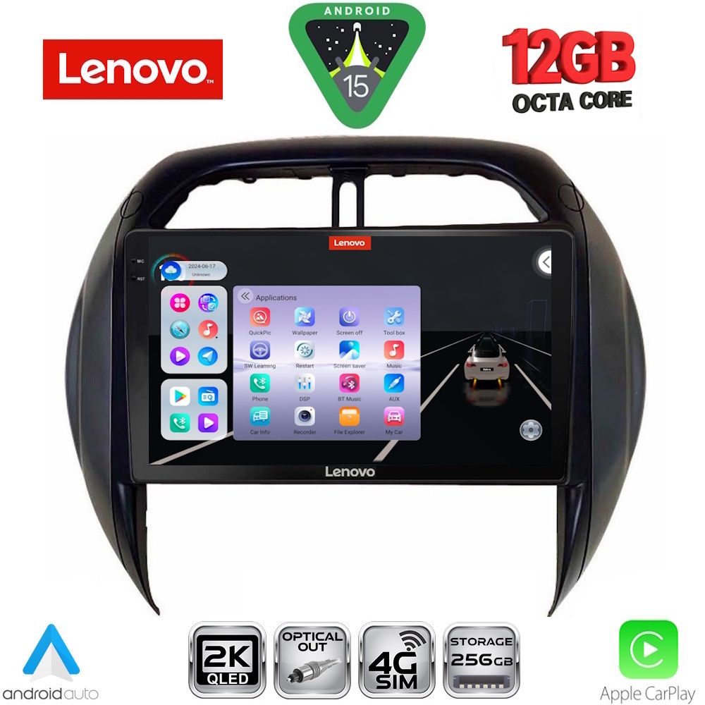 LENOVO SSZ 12730_CPA CLIMA (9inc) MULTIMEDIA TABLET for TOYOTA RAV 4 mod. 2000-2006