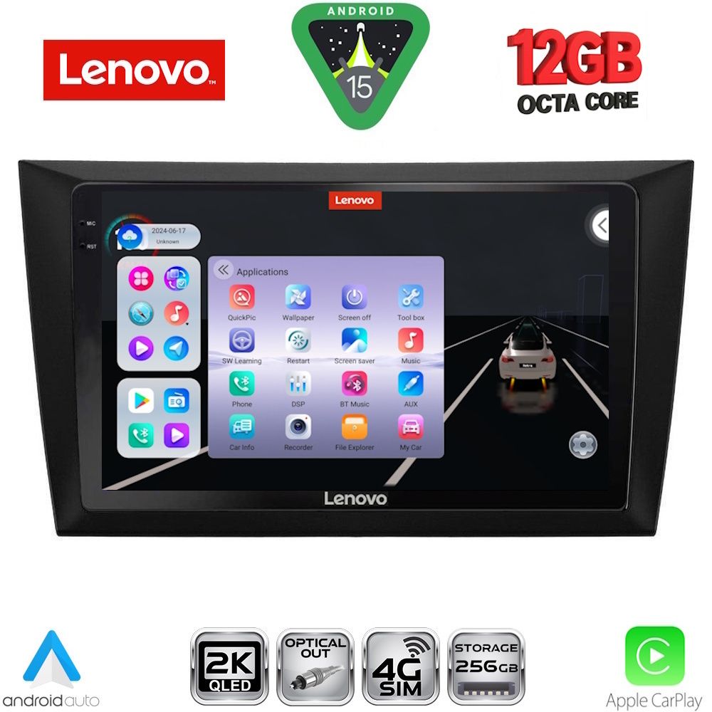 LENOVO SSZ 12746_CPA (9inc) MULTIMEDIA TABLET for GOLF 6 mod. 2009-2012