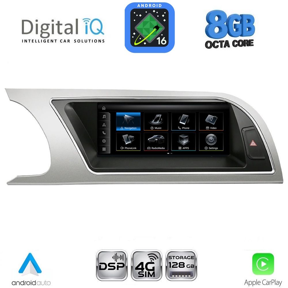 DIGITAL IQ TPG 16912_CPA (8.8'') MULTIMEDIA SYSTEM for AUDI A5 mod. 2007-2012