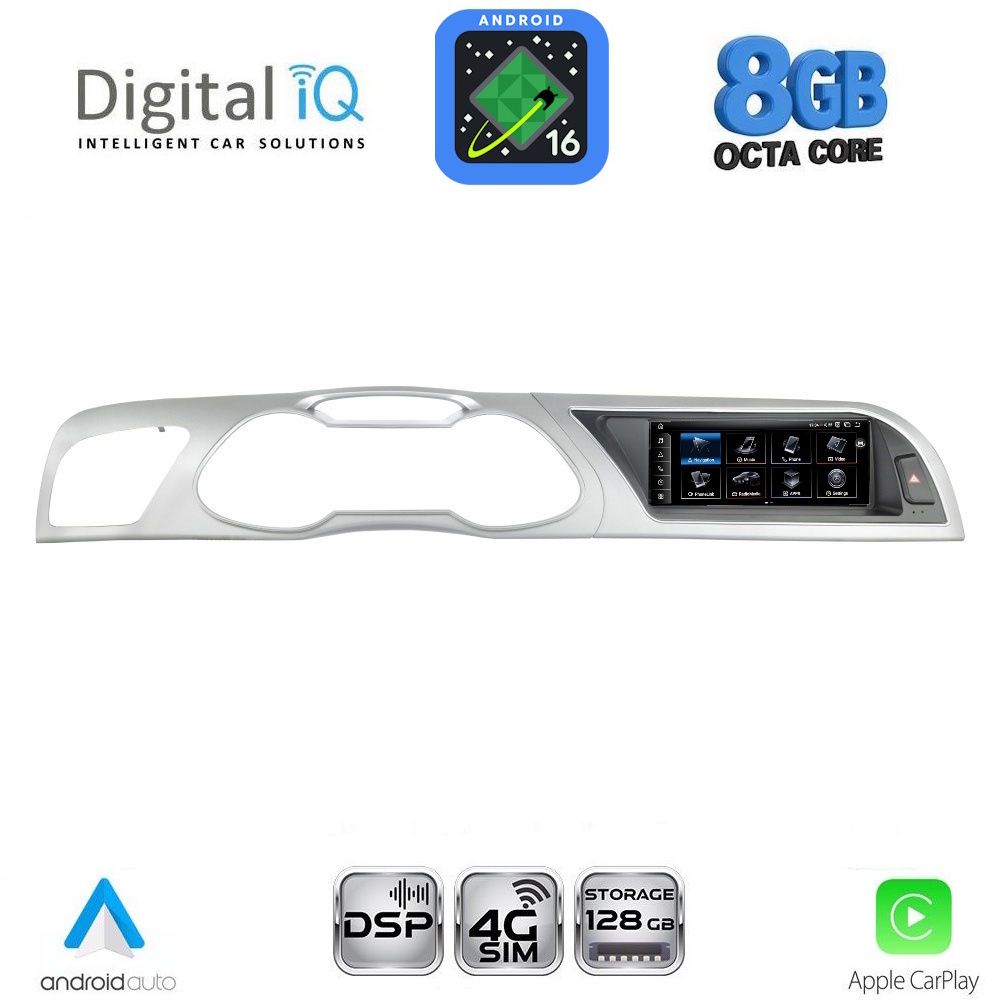 DIGITAL IQ TPK 16919_CPA (8.8inc) MULTIMEDIA SYSTEM for AUDI A4 mod. 2012-2016 DIGITAL IQ TPK 16919_CPA (8.8inc) MULTIMEDIA SYSTEM for AUDI A4 mod. 2012-2016