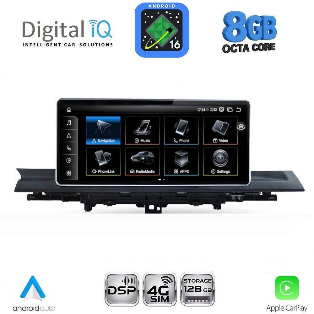 DIGITAL IQ TPG 16921_CPA (10.25'') MULTIMEDIA SYSTEM for AUDI A4 – Α5 mod. 2016-2024 DIGITAL IQ TPG 16921_CPA (10.25'') MULTIMEDIA SYSTEM for AUDI A4 – Α5 mod. 2016-2024