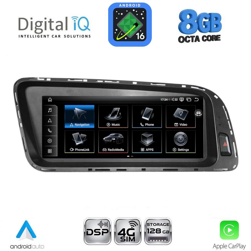 DIGITAL IQ TPG 16928_CPA (8.8inc) (ORIG. NAVI) MULTIMEDIA SYSTEM for AUDI Q5 mod. 2009-2016