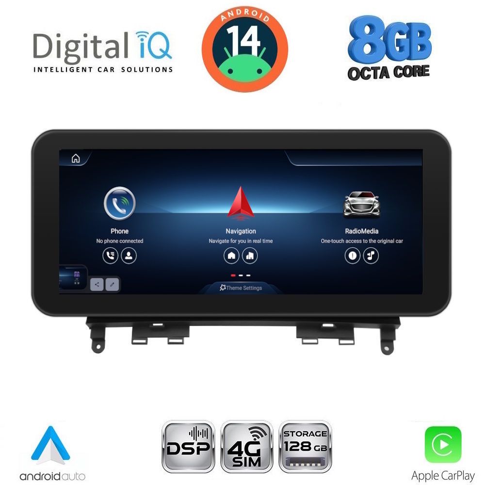 DIGITAL IQ TPK 16984_CPA (10.25'') MULTIMEDIA SYSTEM for MERCEDES C (W204) mod. 2007-2011 DIGITAL IQ TPK 16984_CPA (10.25'') MULTIMEDIA SYSTEM for MERCEDES C (W204) mod. 2007-2011