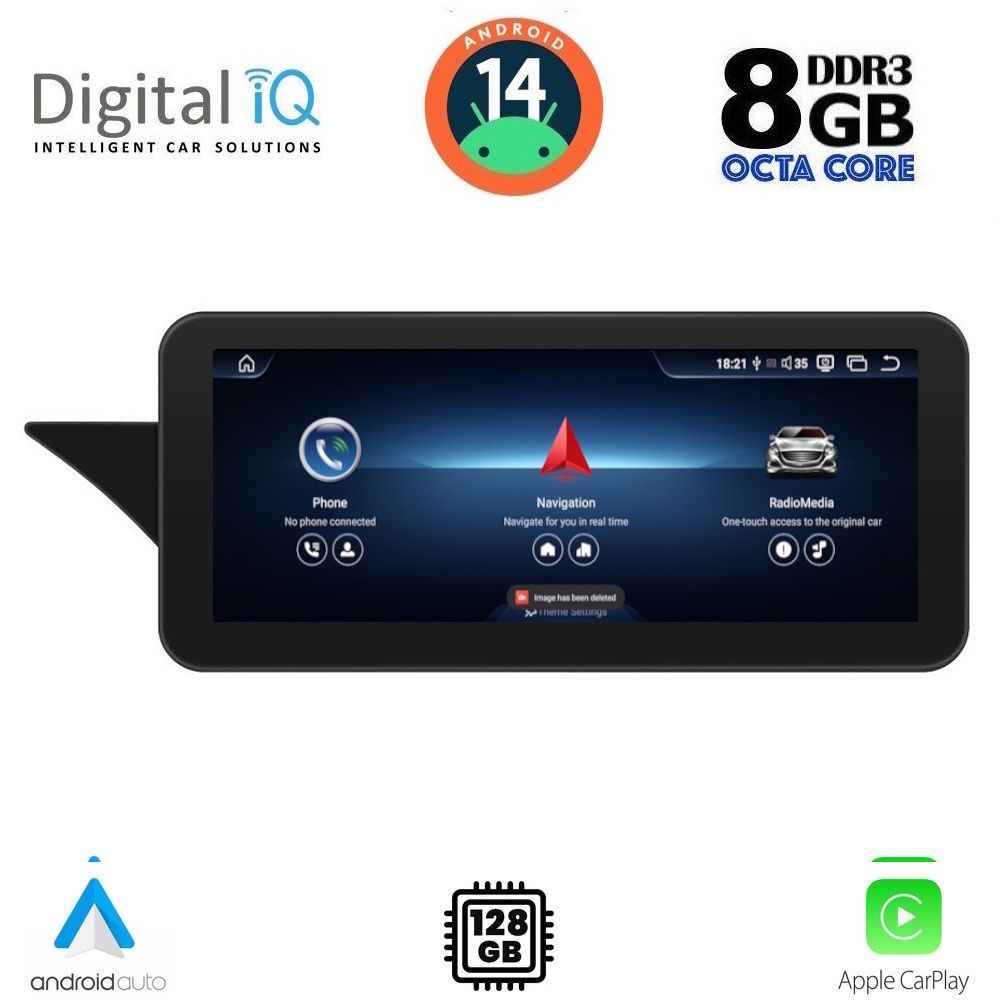 DIGITAL IQ TPK 16996_CPA (10.25inc) (NTG 4.5) MULTIMEDIA SYSTEM for MERCEDES GLK (X204) mod. 2013-2017