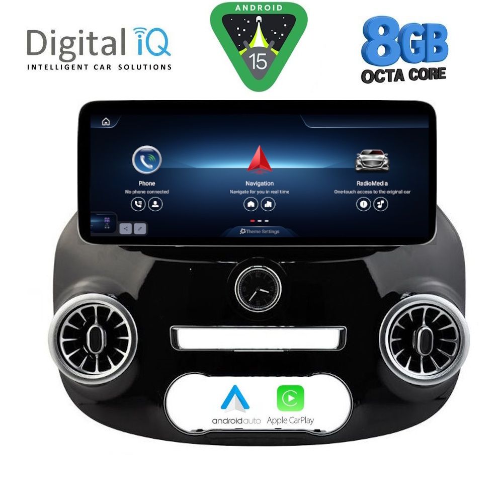DIGITAL IQ TPK 17994_CPA (12.3inc) MULTIMEDIA SYSTEM for MERCEDES VITO – VIANO mod. 2015-2024