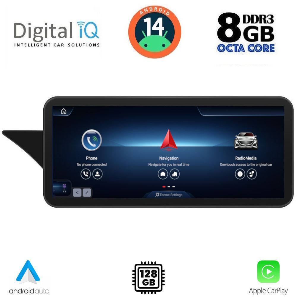 DIGITAL IQ TOP 17996_CPA (12.3") (NTG 4.5) MULTIMEDIA SYSTEM for MERCEDES GLK (X204) mod. 2013-2016
