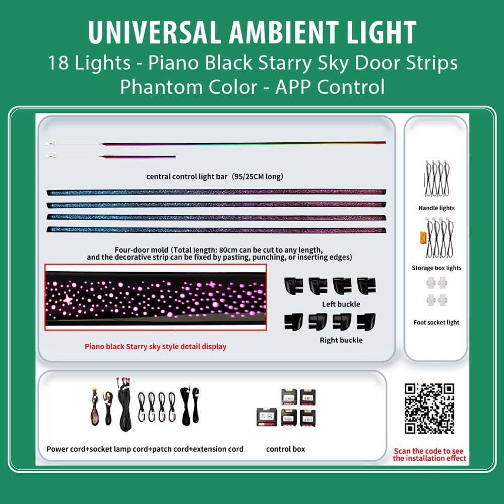 DIQ AMBIENT TYM01X (Universal Ambient Light with 18 Lights