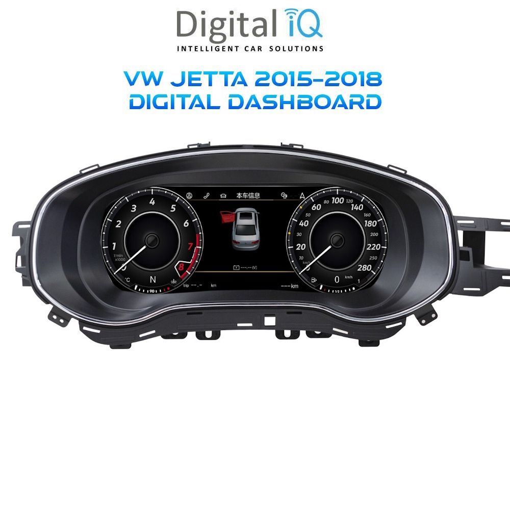 DIGITAL IQ DYL 739_DC (10.25") DIGITAL INSTRUMENT CLUSTER for VW JETTA mod. 2015-2018 with HDMI input