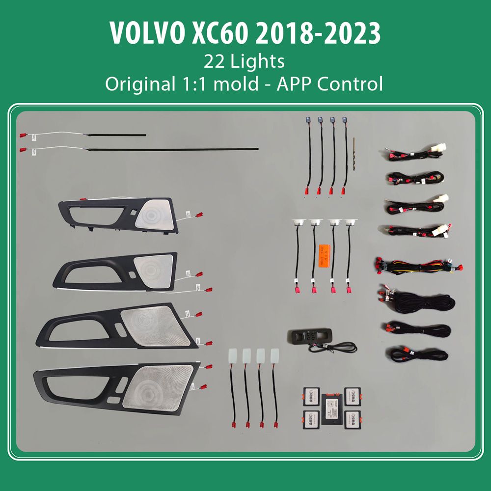 DIQ AMBIENT VOLVO XC60 II mod. 2018-2023 (Digital iQ Ambient Light for VOLVO XC60 mod. 2018> with 22 Lights)