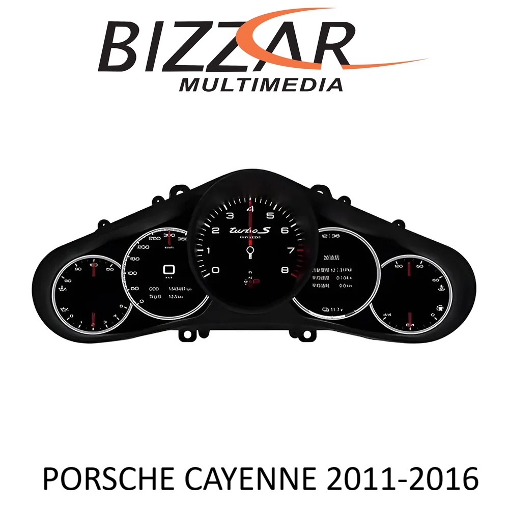 Bizzar Digital Cluster PORSCHE CAYENNE 2011-2016 Digital HD LCD Instrument Cluster 12.3" με Carplay | HDMI in