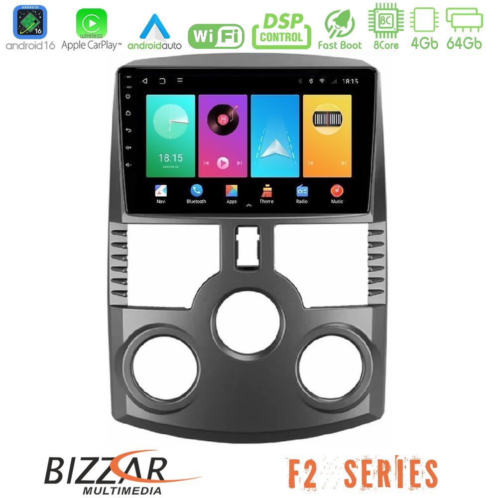 Bizzar F2 Series 8Core Android16 4+64GB Daihatsu Terios Navigation Multimedia Tablet 9"