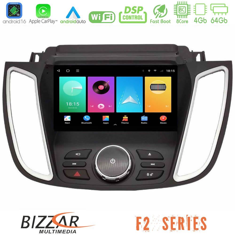 Bizzar F2 Series 8Core Android16 4+64GB  Ford Kuga/C-Max 2013-2019 Navigation Multimedia Tablet 9"