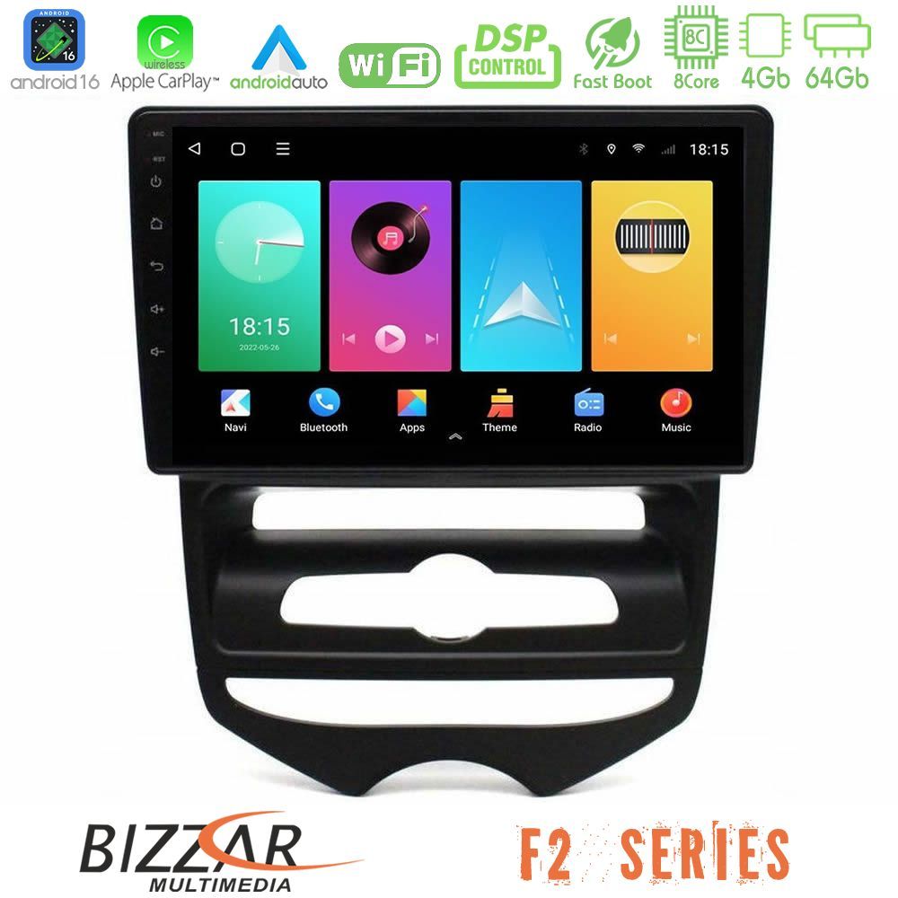 Bizzar F2 Series 8Core Android16 4+64GB Hyundai ix20 2010-2020 (MANUAL A/C) Navigation Multimedia Tablet 10"