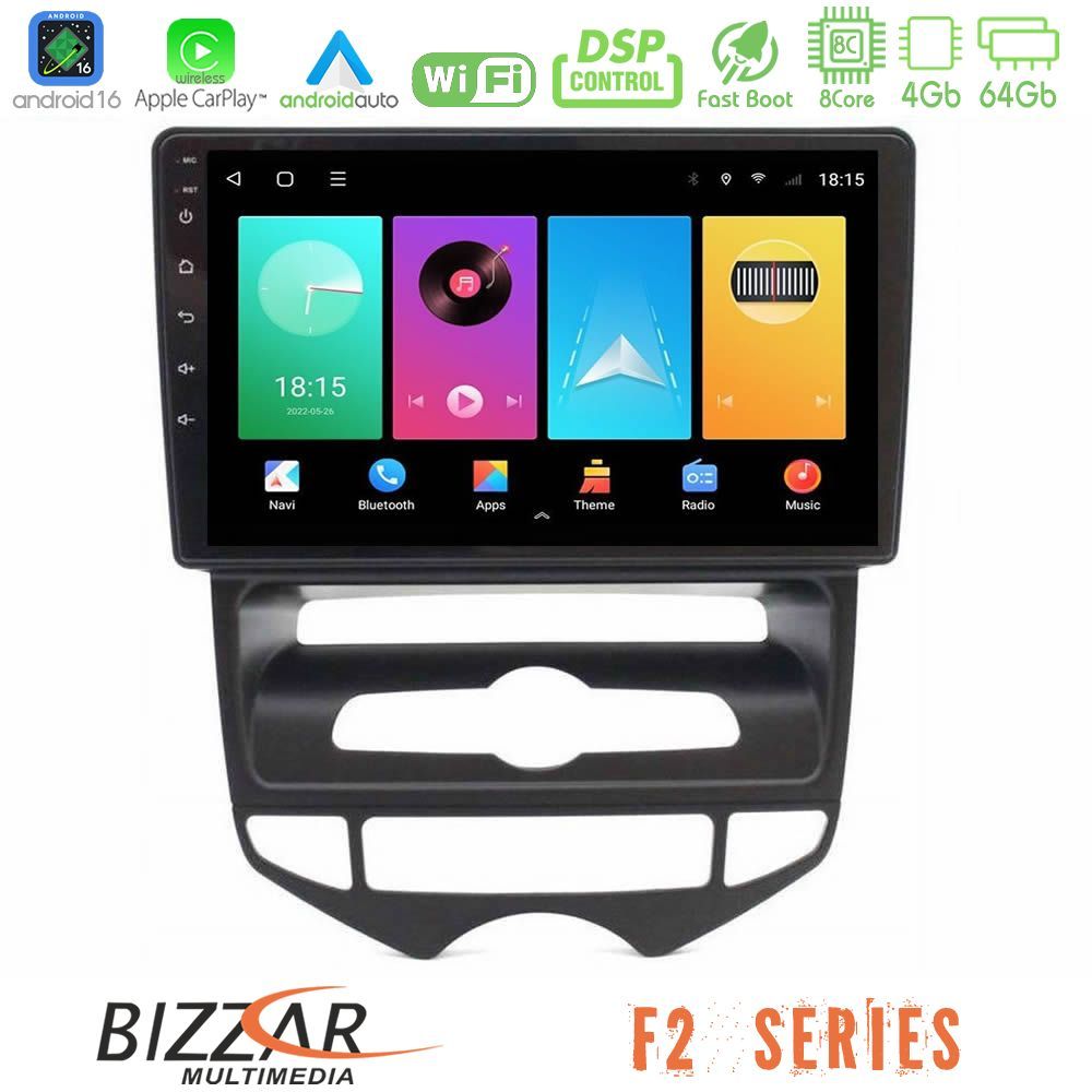 Bizzar F2 Series 8Core Android16 4+64GB Hyundai ix20 2010-2020 (AUTO A/C) Navigation Multimedia Tablet 10"