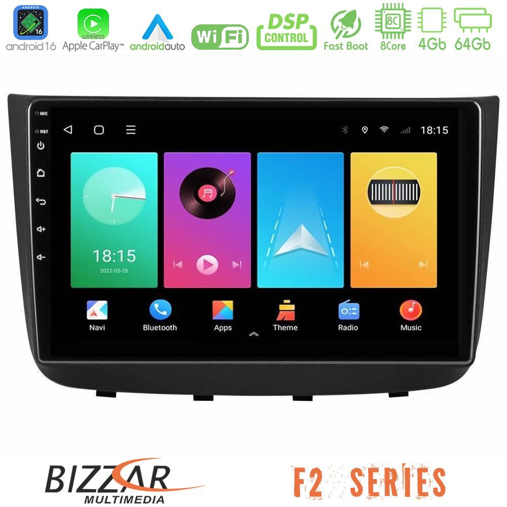 Bizzar F2 Series 8Core Android16 4+64GB Mercedes Vito/Viano 2003-2006 Navigation Multimedia Tablet 10"