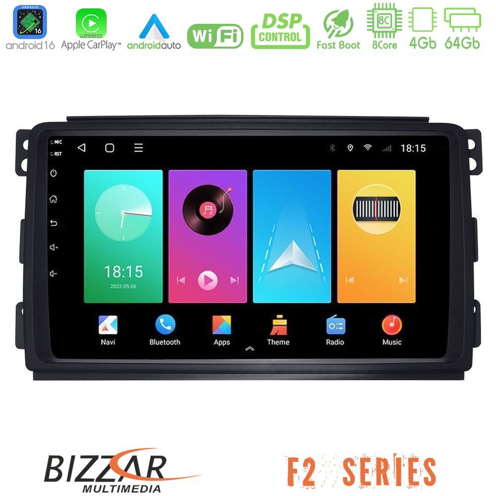 Bizzar F2 Series 8Core Android16 4+64GB  Smart 451 Navigation Multimedia Tablet 9"