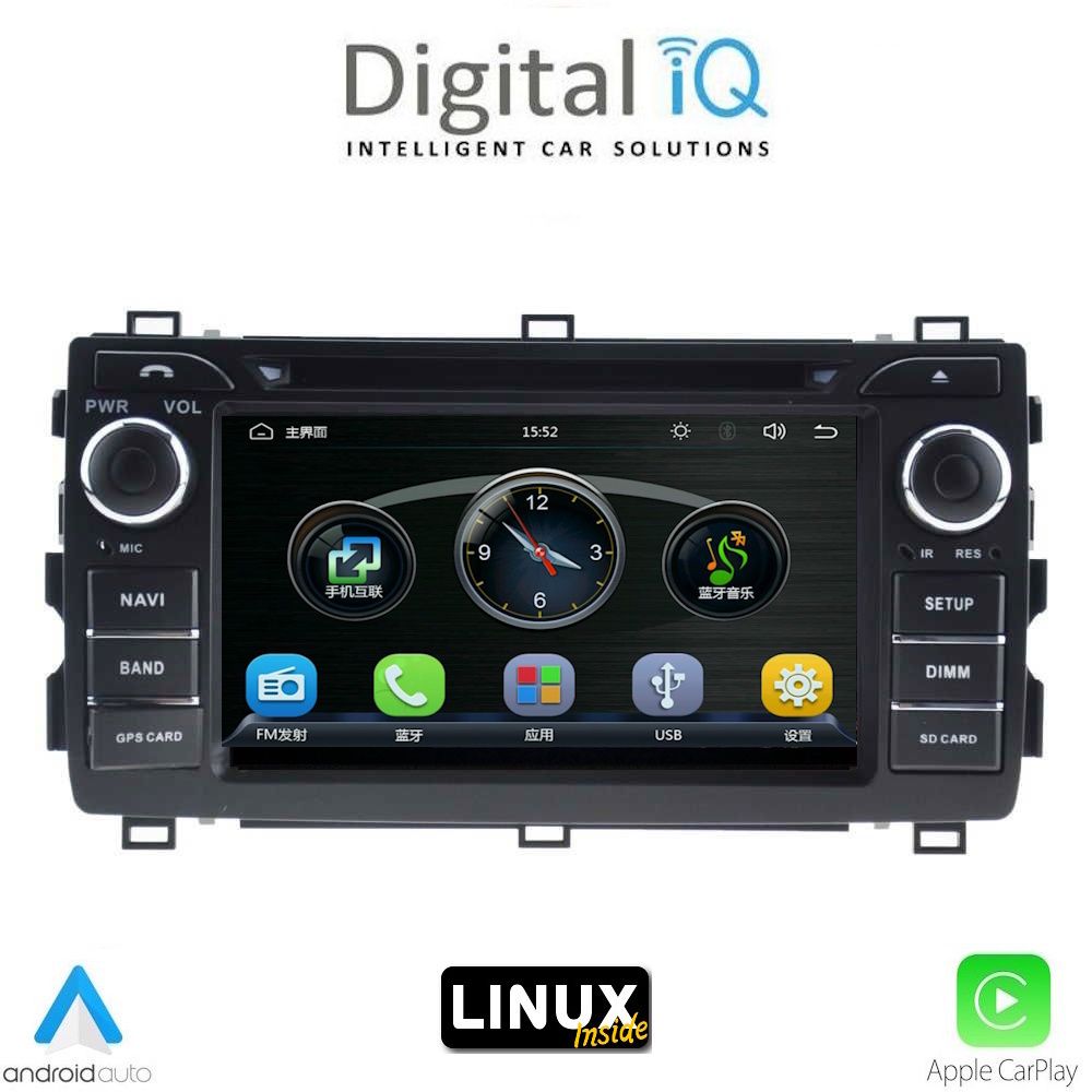 DIGITAL IQ BLA 008_CPA (7" DECK) MULTIMEDIA LINUX SYSTEM for TOYOTA AURIS mod. 2013-2015