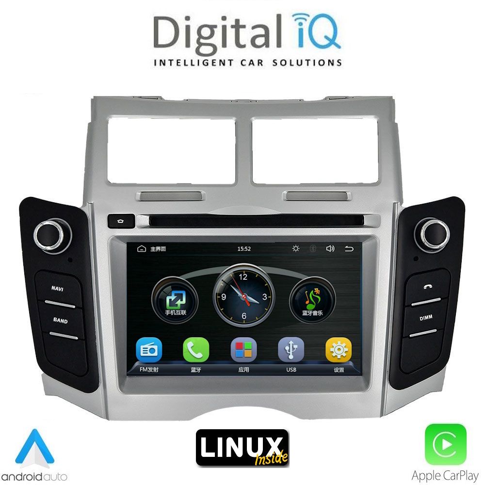 DIGITAL IQ BLA 029_CPA (7" DECK) MULTIMEDIA LINUX SYSTEM for TOYOTA YARIS mod. 2006-2011