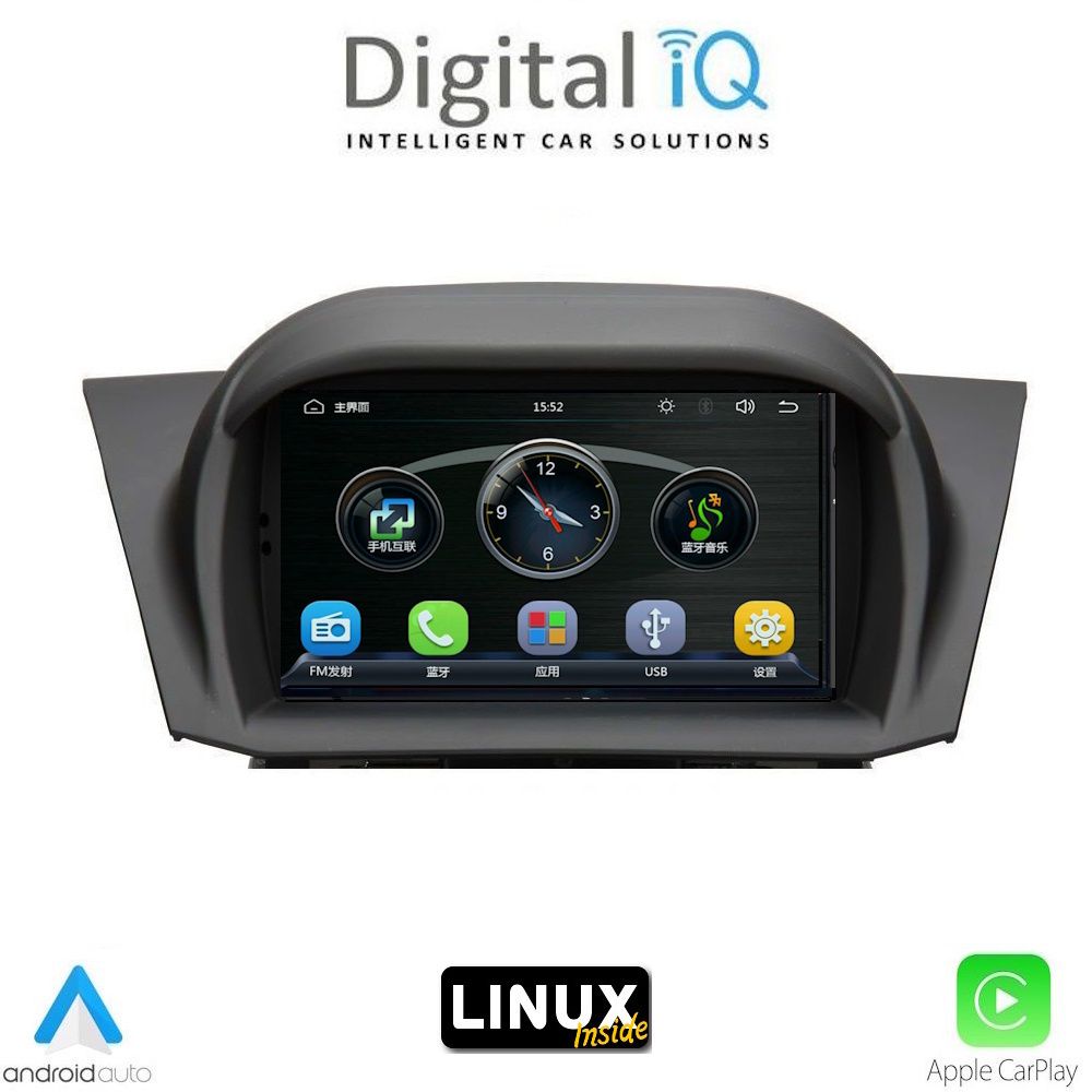DIGITAL IQ BLA 075_CPA (7" DECK) MULTIMEDIA LINUX SYSTEM for FORD FIESTA mod. 2008-2017