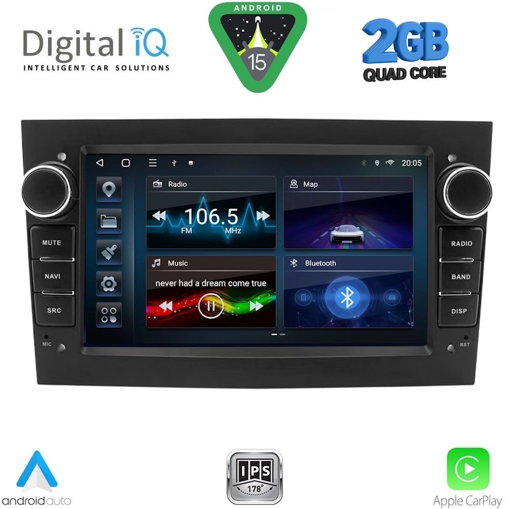 DIGITAL IQ BLD 219BL_CPA (7" DECK) MULTIMEDIA SYSTEM for OPEL ALL mod. 2003-2014 (GLOSS BLACK) DIGITAL IQ BLD 219BL_CPA (7" DECK) MULTIMEDIA SYSTEM for OPEL ALL mod. 2003-2014 (GLOSS BLACK)