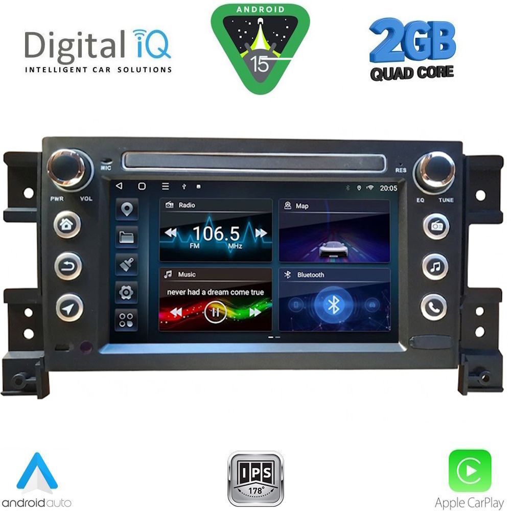 DIGITAL IQ BLD 254_CPA (7" DECK) MULTIMEDIA for SUZUKI GRAND VITARA mod. 2005-2015 DIGITAL IQ BLD 254_CPA (7" DECK) MULTIMEDIA for SUZUKI GRAND VITARA mod. 2005-2015