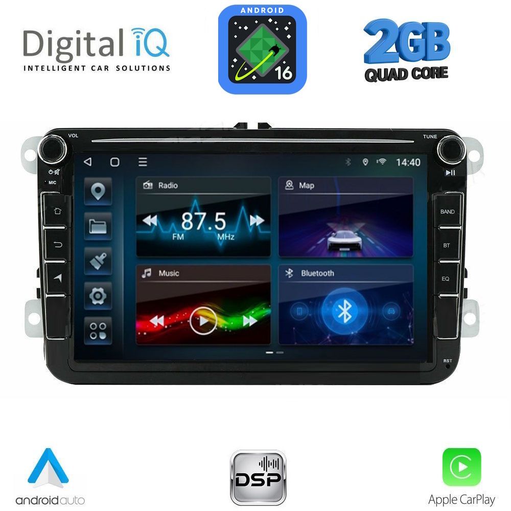 DIGITAL IQ BLD 279_CPA (8'' DECK) MULTIMEDIA SYSTEM for VW - SKODA - SEAT mod. 2004-2016 DIGITAL IQ BLD 279_CPA (8'' DECK) MULTIMEDIA SYSTEM for VW - SKODA - SEAT mod. 2004-2016