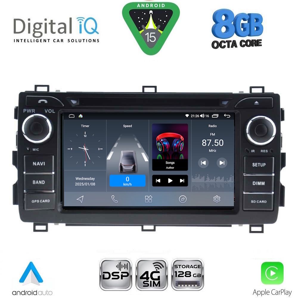 DIGITAL IQ BLM 508_CPA (7" DECK) MULTIMEDIA OEM for TOYOTA AURIS mod. 2012-2015