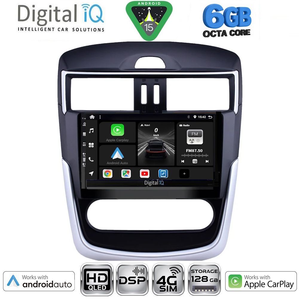 DIGITAL IQ BXF 17465CL_CPAA (10.1inc) MULTIMEDIA TABLET for NISSAN TIIDA mod. 2013-2023 with CLIMA