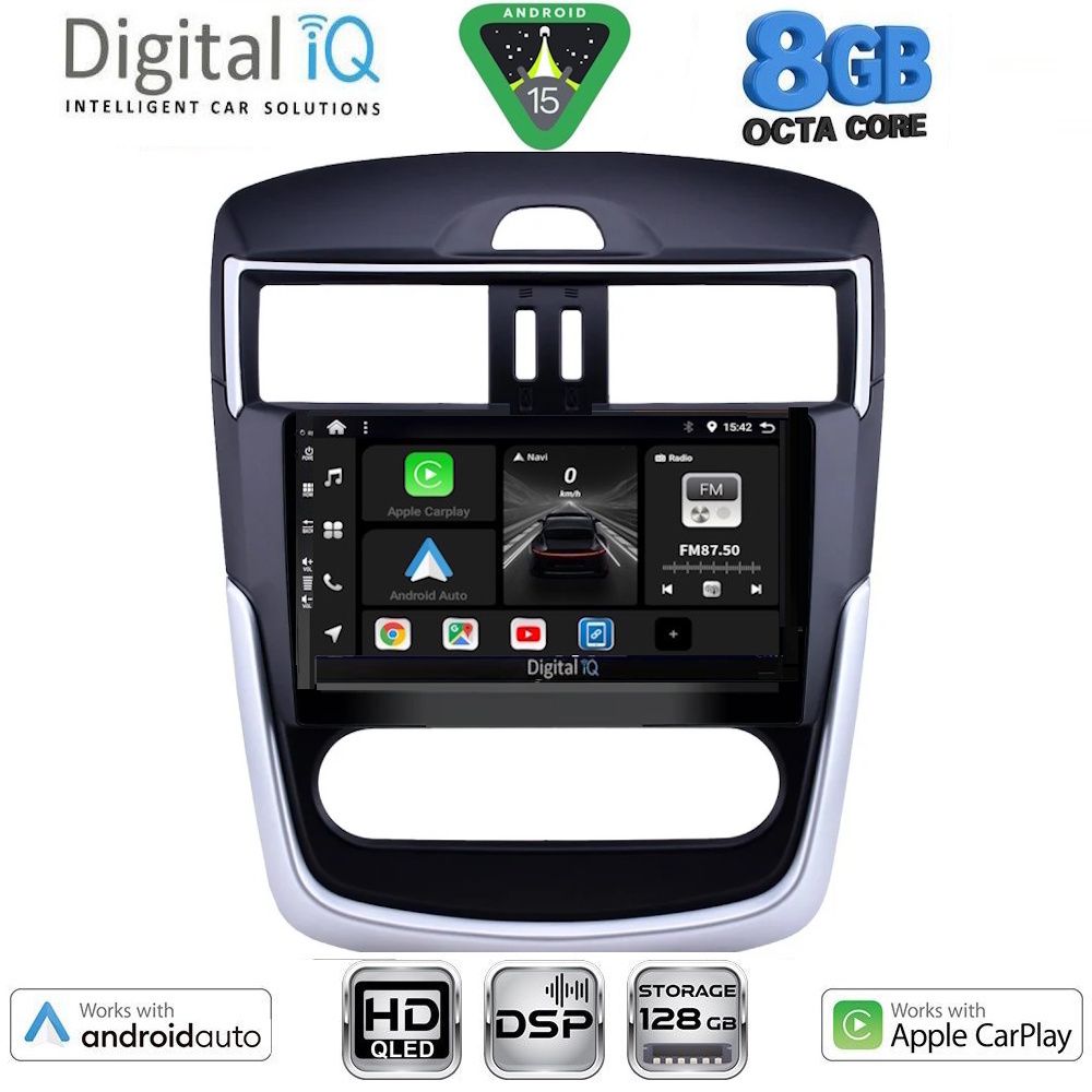 DIGITAL IQ BXF 7465CL_CPAA (10.1inc) MULTIMEDIA TABLET for NISSAN TIIDA mod. 2013-2023 with CLIMA