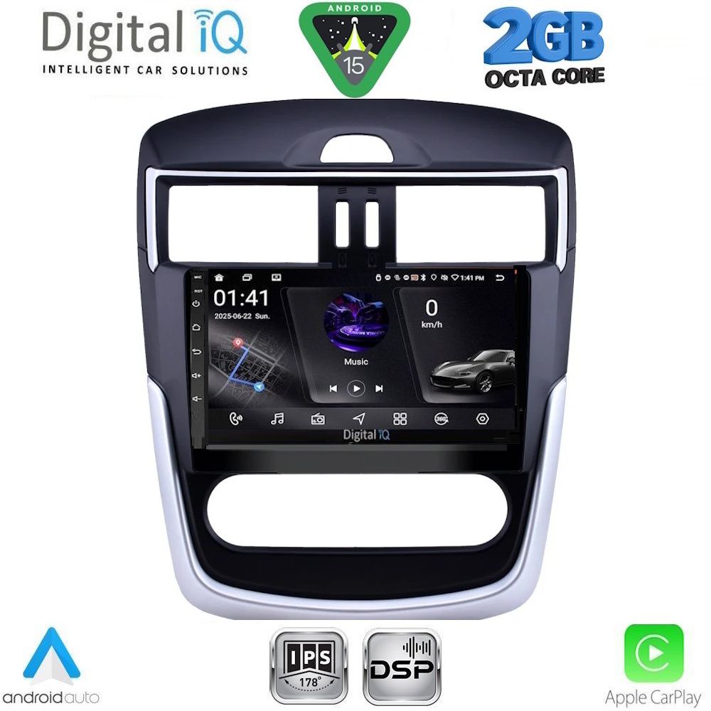 DIGITAL IQ RSF 4465CL_CPA (10.1inc) MULTIMEDIA TABLET for NISSAN TIIDA mod. 2013-2023 with CLIMA