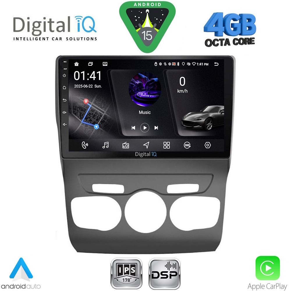 DIGITAL IQ RSG 6085_CPA (10inc) MULTIMEDIA TABLET for CITROEN C4 -DS4 mod. 2011-2018 DIGITAL IQ RSG 6085_CPA (10inc) MULTIMEDIA TABLET for CITROEN C4 -DS4 mod. 2011-2018