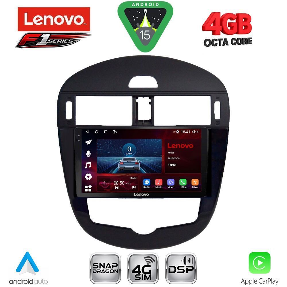LENOVO SSQ 9470CL_CPA (9inc) MULTIMEDIA TABLET for NISSAN PULSAR mod. 2014-2020 with CLIMA