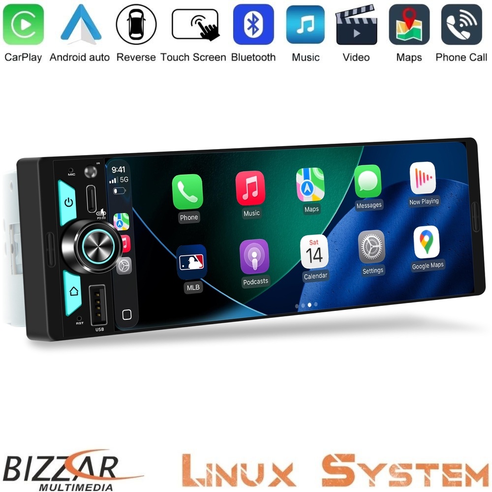 Bizzar 1Din CA65W Multimedia Station 6