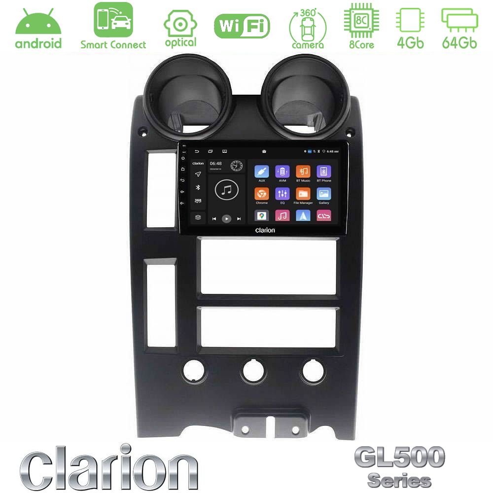 Clarion GL500 Series 8Core Android ClarionOS 4+64GB  Hummer H2 2002-2007 Navigation Multimedia Tablet 9"