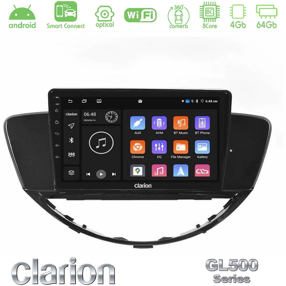 Clarion GL500 Series 8Core Android ClarionOS 4+64GB Subaru Tribeca 2007-2014 Navigation Multimedia Tablet 9"