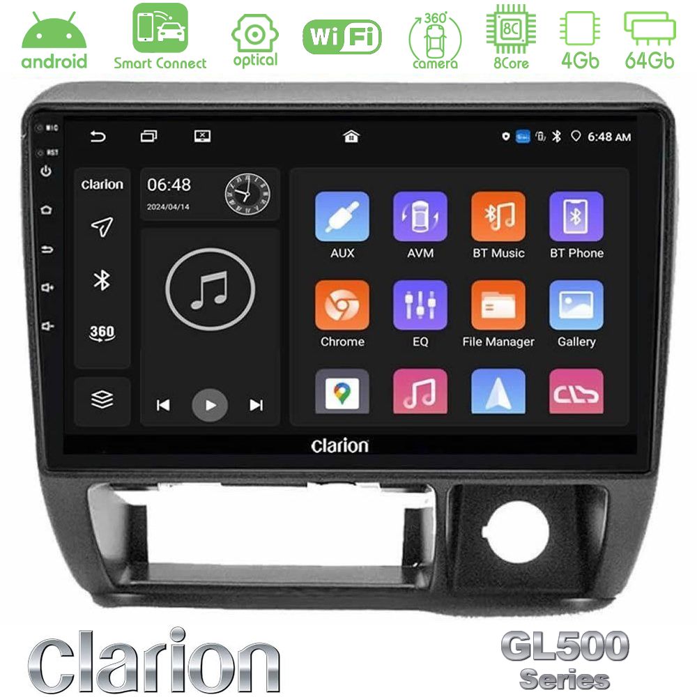 Clarion GL500 Series 8Core Android ClarionOS 4+64GB Suzuki Jimny 1998-2005 Navigation Multimedia Tablet 9"