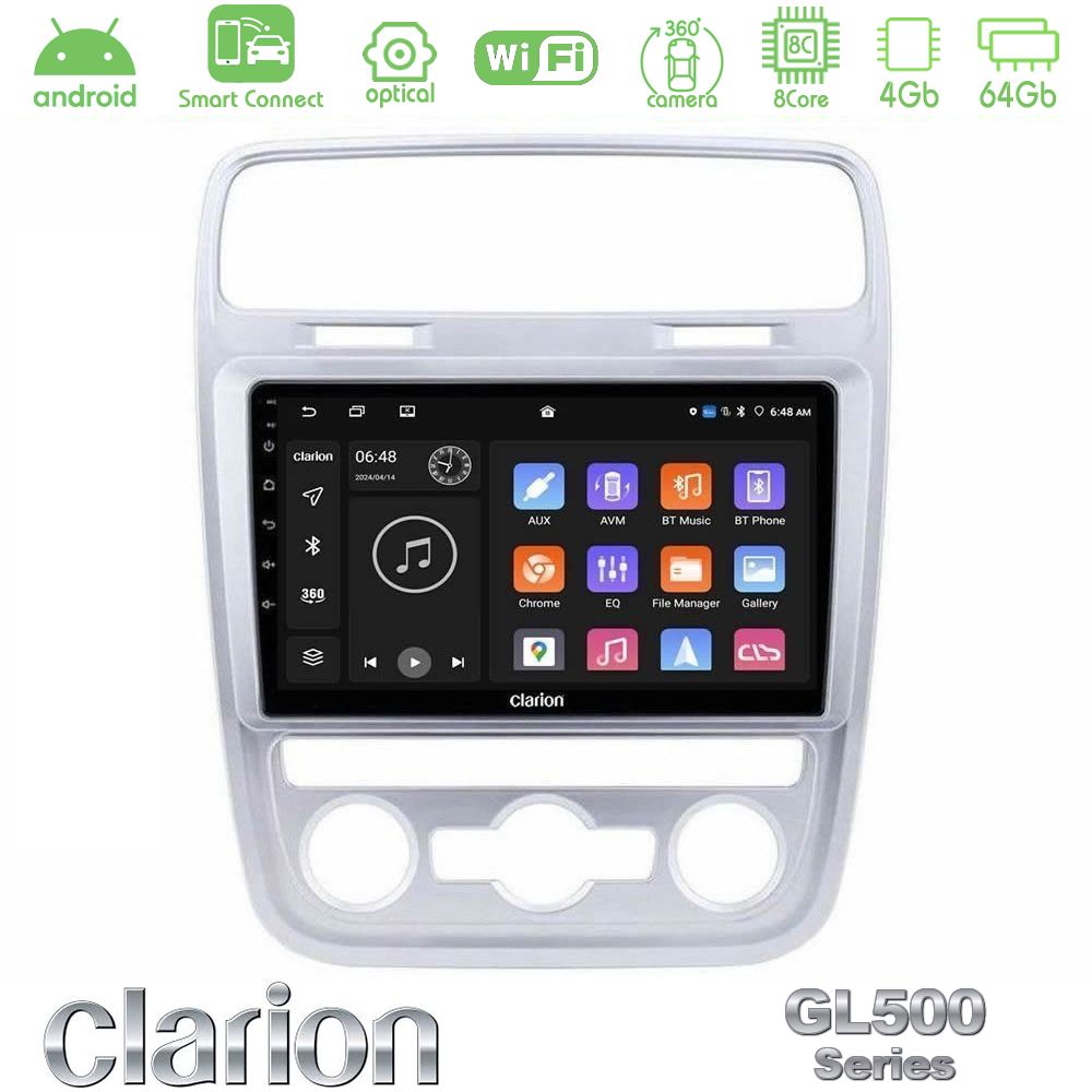 Clarion GL500 Series 8Core Android ClarionOS 4+64GB VW Scirocco 2014 – 2017 Navigation Multimedia Tablet 9"