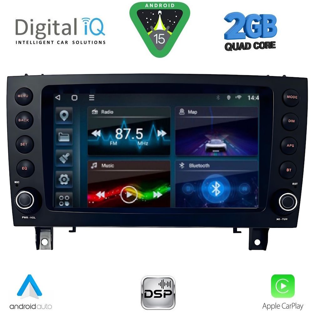 DIGITAL IQ BLD 296_CPA (8″ DECK) MULTIMEDIA for MERCEDES SLK (R171) mod. 2004-2010