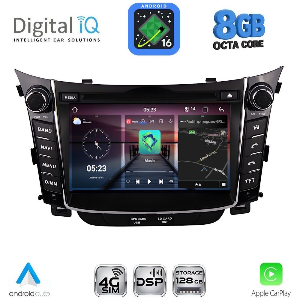 DIGITAL IQ BLM 526_CPA (7" DECK) MULTIMEDIA OEM for HYUNDAI i30 mod. 2012-2017