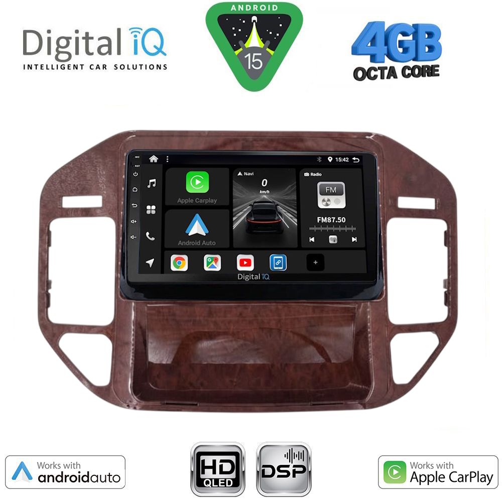 DIGITAL IQ BXF 16444BR_CPAA (9inc) MULTIMEDIA TABLET for MITSUBISHI PAJERO mod. 1999-2006