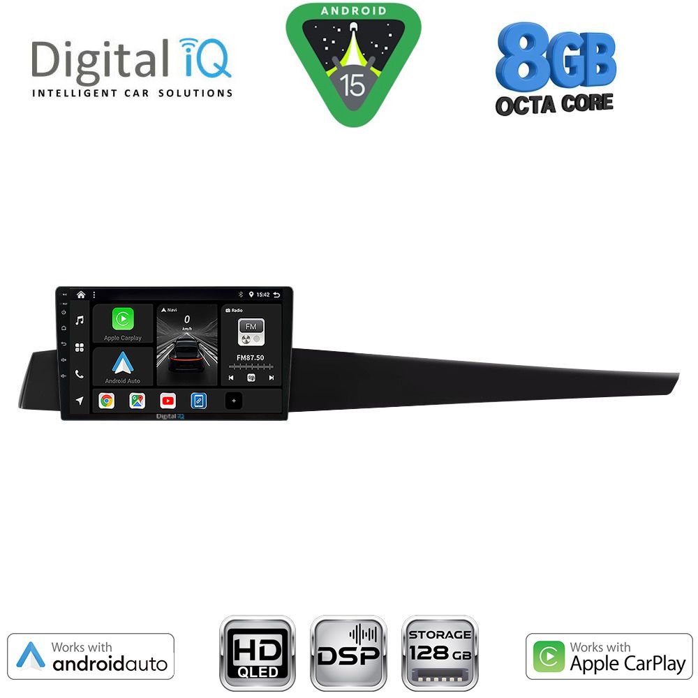 DIGITAL IQ BXF 18552_CPAA (9inc) MULTIMEDIA TABLET for RENAULT LAGUNA mod. 2007-2015