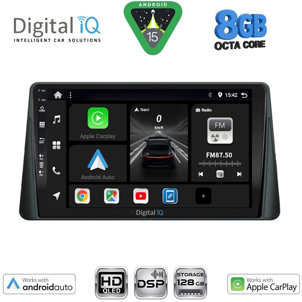 DIGITAL IQ BXF 18158_CPAA (9inc) MULTIMEDIA TABLET for FORD FOCUS mod. 2019-2025