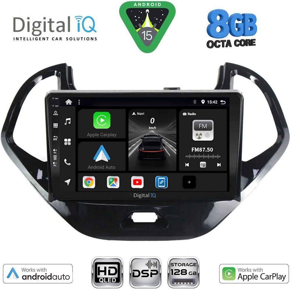 DIGITAL IQ BXF 18167SH_CPAA (9inc) MULTIMEDIA TABLET for FORD KA mod. 2017-2023
