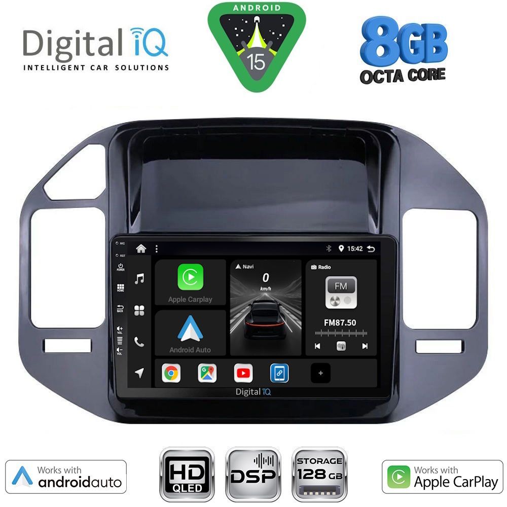 DIGITAL IQ BXF 18444_CPAA (9inc) MULTIMEDIA TABLET for MITSUBISHI PAJERO mod. 1999-2006