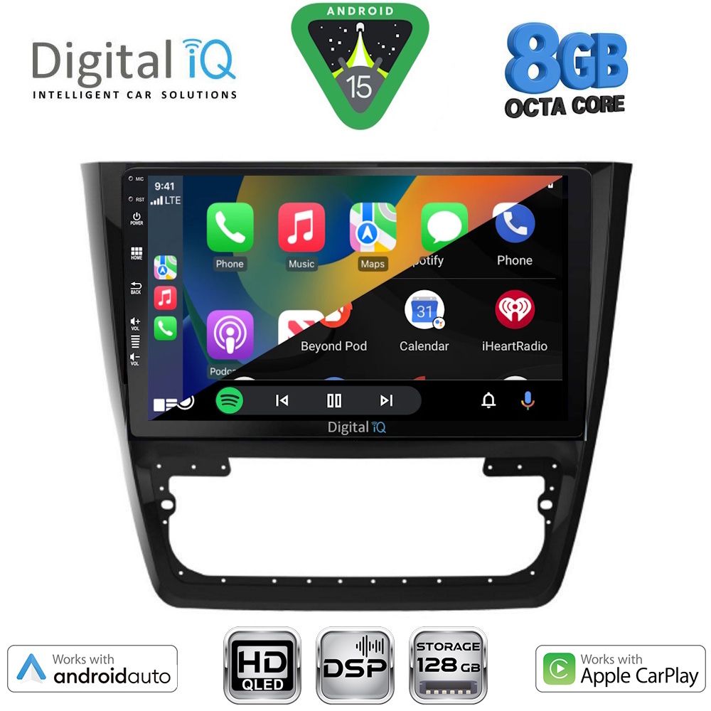 DIGITAL IQ BXF 18610_CPAA (10inc) MULTIMEDIA TABLET for SKODA YETI mod. 2014-2018