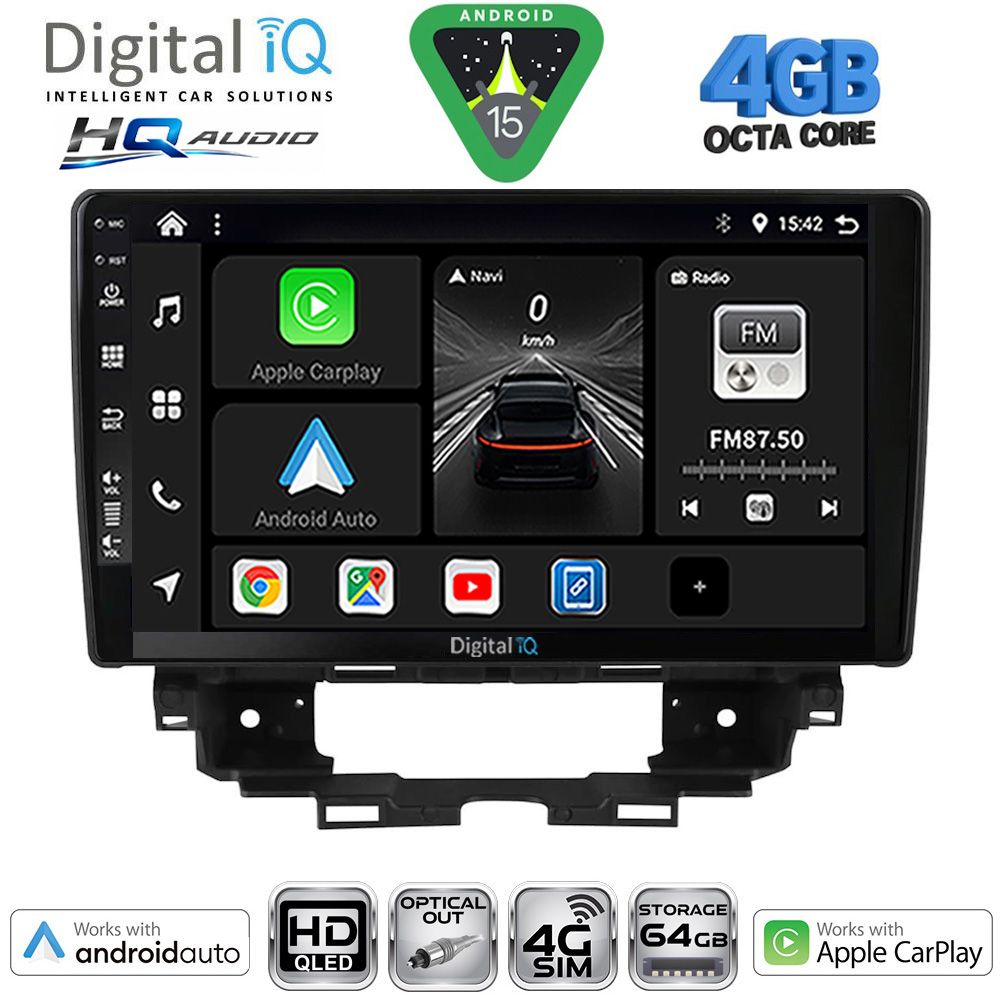 DIGITAL IQ BXK 19557_CPAA (10inc) MULTIMEDIA TABLET for RENAULT KANGOO mod. 2021+