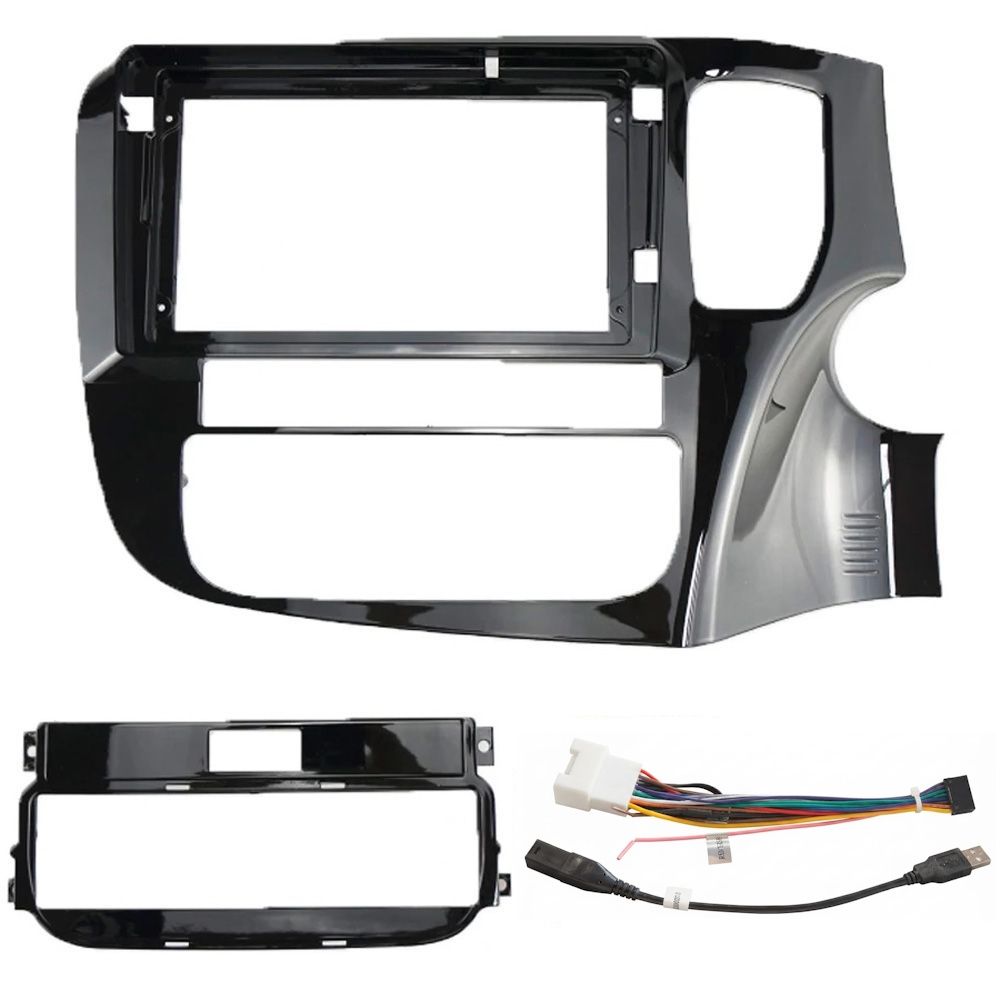 DIQ FRAME CR0443 RHD (9inc for MITSUBISHI OUTLANDER mod. 2013-2022 CLIMA RHD)
