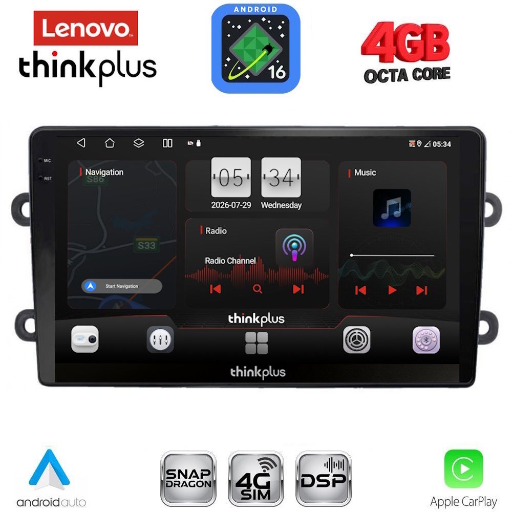 LENOVO LTG 7102_CPA (9inc) MULTIMEDIA TABLET for DACIA DUSTER mod. 2012-2019