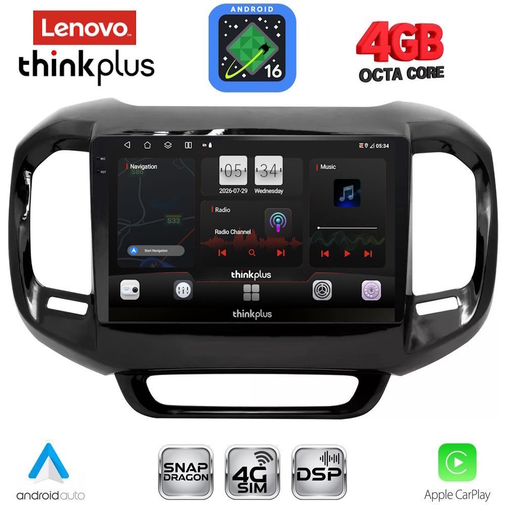 LENOVO LTG 7127_CPA (9inc) MULTIMEDIA TABLET for FIAT TORO mod. 2017-2026