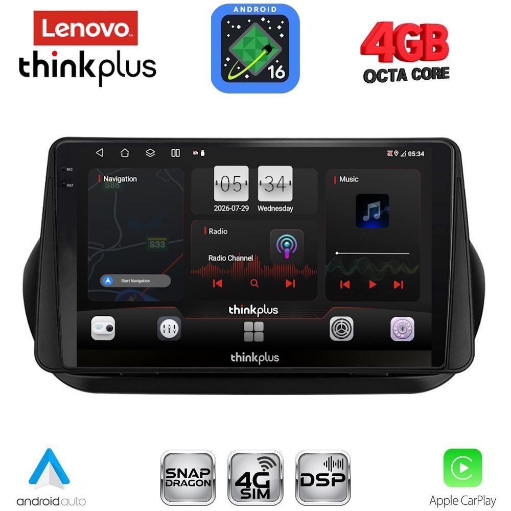 LENOVO LTG 7142_CPA (9inc) MULTIMEDIA TABLET for CITROEN – FIAT – PEUGEOT mod. 2008-2018